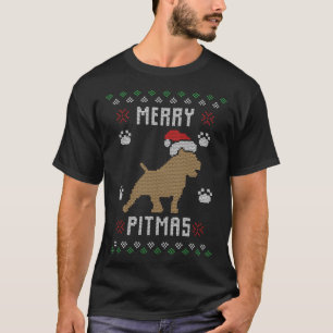 Drôle de Pitmas Mauvais Sweat de Noël Pit Bull
