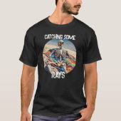 Drôle De Regarder Quelques Rayons Skeleton T-Shirt (Devant)
