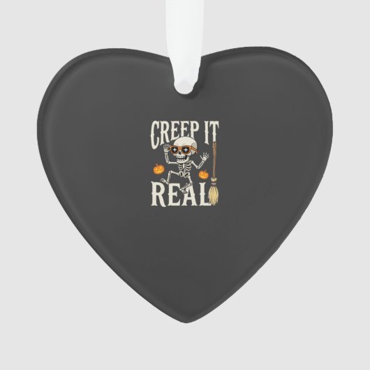 Drôle de squelette dansant Halloween Creep It Real (devant)