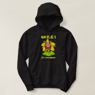 drôle de sweat - shirt à capuche "SMILE"