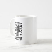drôle de tasse cadeau polonaise (Devant gauche)