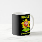 drôle de tasse de café "SMILE" (Devant droit)
