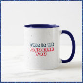 Drôle de vous ignorer Mug sarcastique