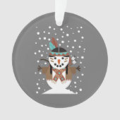 Drôle décoration d'arbres de Noël amérindiens (devant)