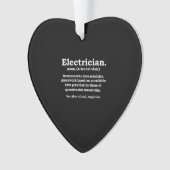 Drôle d'électricien Définition Diplôme de cadeau (devant)