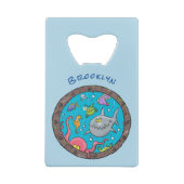 Drôle des créatures marines sous l'eau dessin anim (Dos)