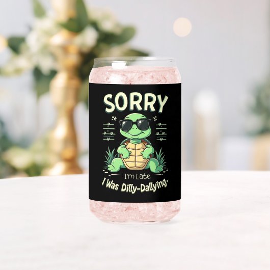 Drôle Désolé Je suis Tortue tardive avec esthétiqu (Insitu (Mariage))