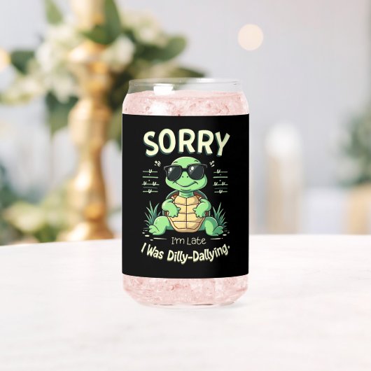 Drôle Désolé Je suis Tortue tardive avec esthétiqu (Insitu (Mariage))