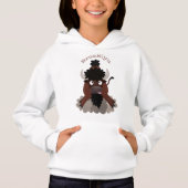 Drôle dessin animé de bison de buffle (Devant)