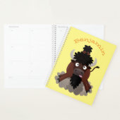 Drôle dessin animé de bison de buffle (Devant avec enveloppe)
