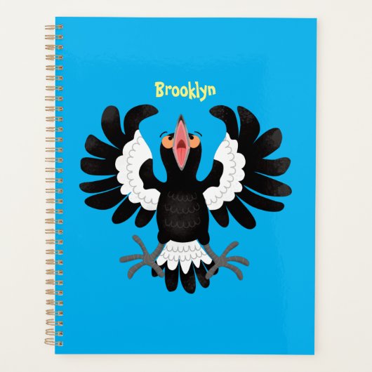 Drôle dessin animé de Magpie australienne (Devant)