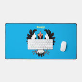 Drôle dessin animé de Magpie australienne (Clavier et souris)