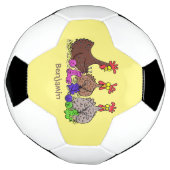 Drôle dessin animé de poulets de tricot (Tourné)