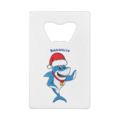 Drôle dessin animé de requin de Noël (Dos)