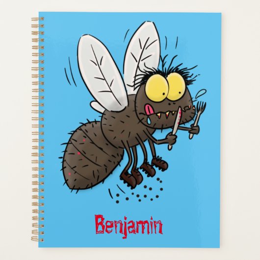 Drôle dessin animé d'insecte de la mouche à cheval (Devant)