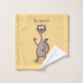 Drôle dessin animé en toile (Gant de toilette)