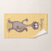 Drôle dessin animé en toile (Serviette à main)