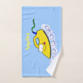 Drôle dessin animé linge de fer (Serviette à main)