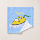 Drôle dessin animé linge de fer (Gant de toilette)