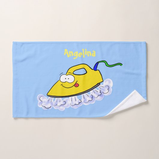 Drôle dessin animé linge de fer (Serviette à main)