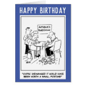 Drôle dessin d'anniversaire. Catastrophe de Roadsh (Devant)