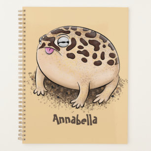 Drôle dessin de grenouille à pluie dans le désert