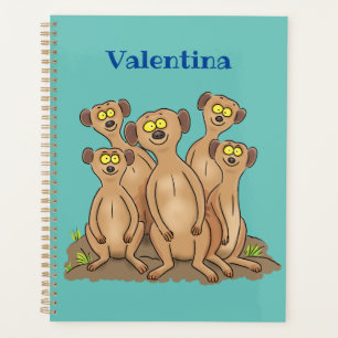Drôle dessin de la famille meerkat
