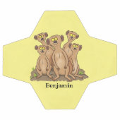 Drôle dessin de la famille meerkat (Plat)