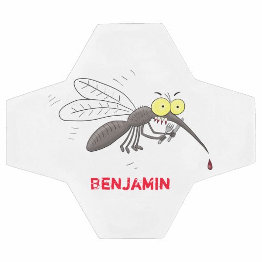 Drôle dessin d'insecte moustique (Plat)