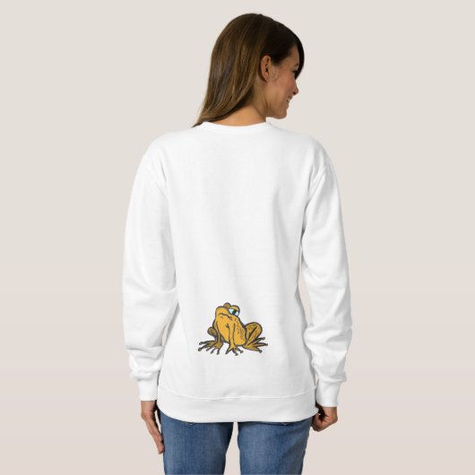 Drôle dessin sur le Toadstool Sweatshirt (Dos entier)