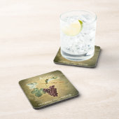 Drôle Dessous de verre de vin Vintage (Côté Droit)