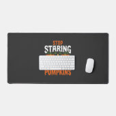 Drôle d'Halloween Arrête de fixer mes citrouilles (Clavier et souris)