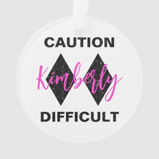 Drôle Difficile Double Diamant Noir (devant)