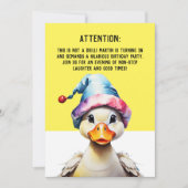 drôle d'invitation de voeux carte (Devant)