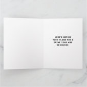 Drôle Disque Golf Carte Anniversaire (Intérieur)