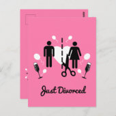 Drôle Divorce Invitations (Devant / Derrière)