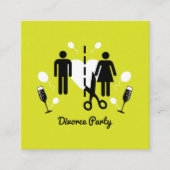 Drôle Divorce Invitations (Devant)