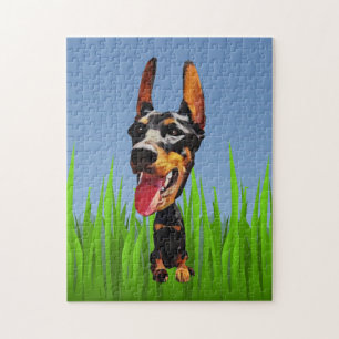 Drôle Doberman Doberman Pinscher 252 PC Puzzle