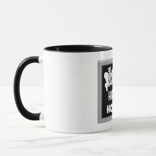 Drôle Docteur Mug Hip Hip Houray (Gauche)
