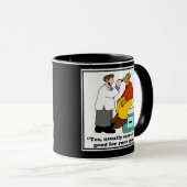 Drôle docteur Mug ou Mug Optométriste - Carrot Com (Devant droit)