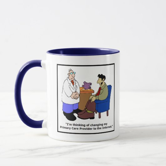 Drôle Doctor Mug - Comique Internet (Gauche)