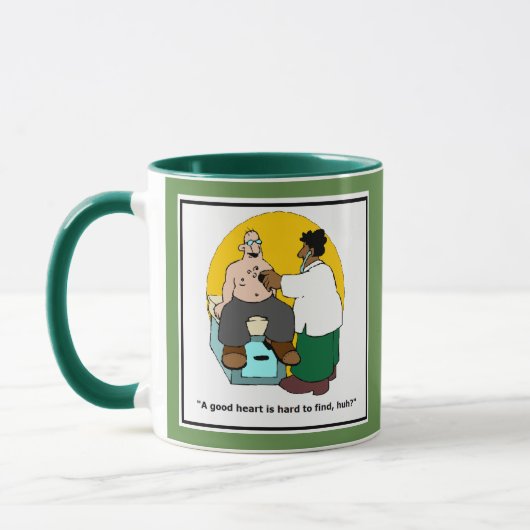 Drôle Doctor Mug - Heart Comic (Gauche)