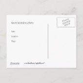 Drôle Dog Graduation Party on the Beach Carte post (Dos)