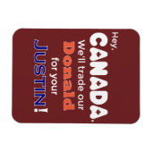 Drôle Donald de commerce pour Justin Magnet (Horizontal)