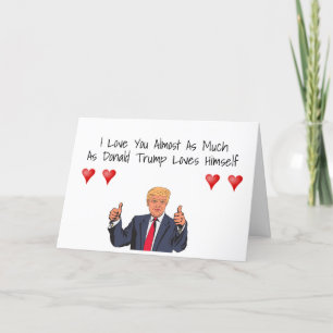 Drôle Donald Trump Carte de la Saint-Valentin