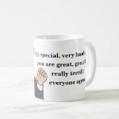 Drôle Donald Trump Fête des pères papa Mug (Devant droit)