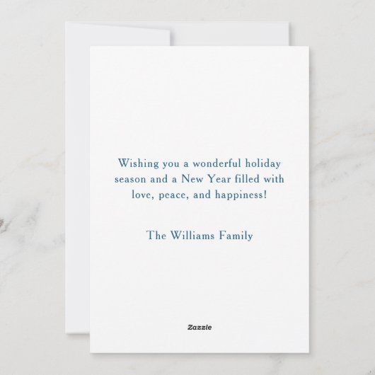 Drôle Donald Trump Joyeuse carte de Noël (Dos)