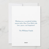 Drôle Donald Trump Joyeuse carte de Noël (Dos)