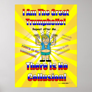 Drôle Donald Trump Le grand poster Trumpholio