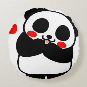 Drôle Drôle Cartoon d'amour mignon Panda Coussin r